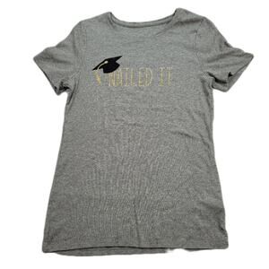 Graduation "Nailed It" T-shirt size Medium Juniors